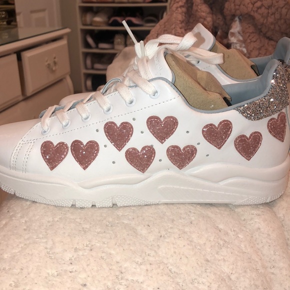 heart sneakers chiara ferragni